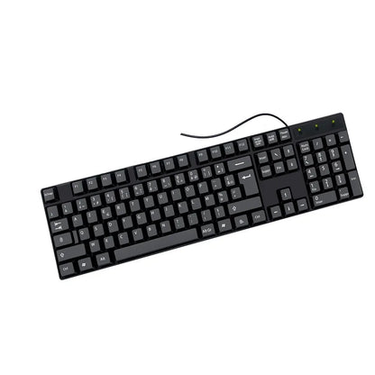 Keycap con lettere spagnole, francesi, russe e arabe per tastiera gaming USB cablata 104 tasti per computer