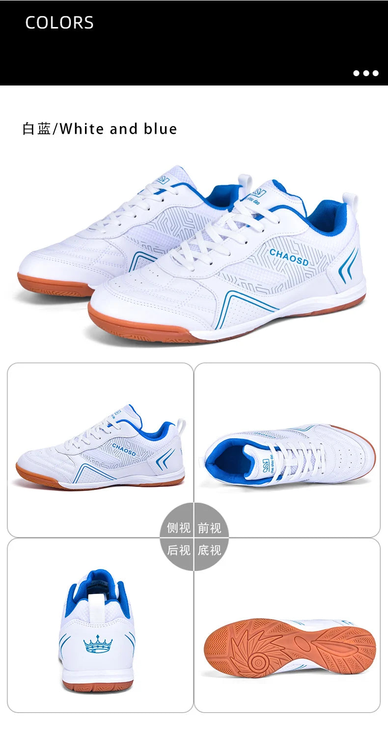 Men's Professional Soccer Cleats Anti-Slip Futsal Training Cleats Wear-Resistant Ultralight Outdoor Indoor Unisex Sneakers