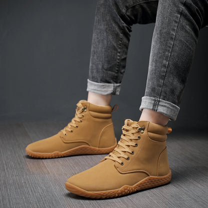 Work Lightweight Sports Shoes 41-46 Men's Shoes Wide Barefoot Sneakers Seasonal Outdoor Breathable Versatile Casual Trendy Shoes