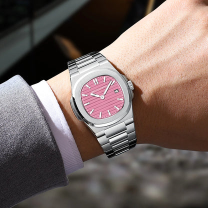 Specht & Söhne New Arrivals Mens Watch Rose Gold 5711 Classic Sports Watches Ultrathin Stainless Steel Sapphire 50M Waterproof