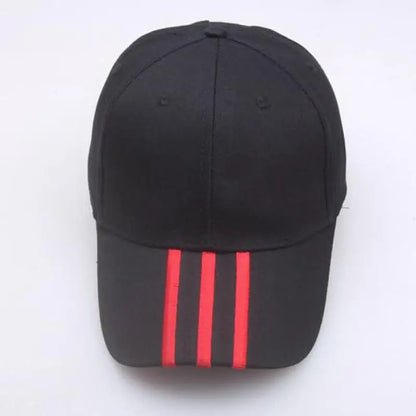 Baseballkasketter til mænd Casual bomuldsbroderede stribede snapback-hiphop-kasketter til kvinder Udendørs sportskasketter til mænd Gorras