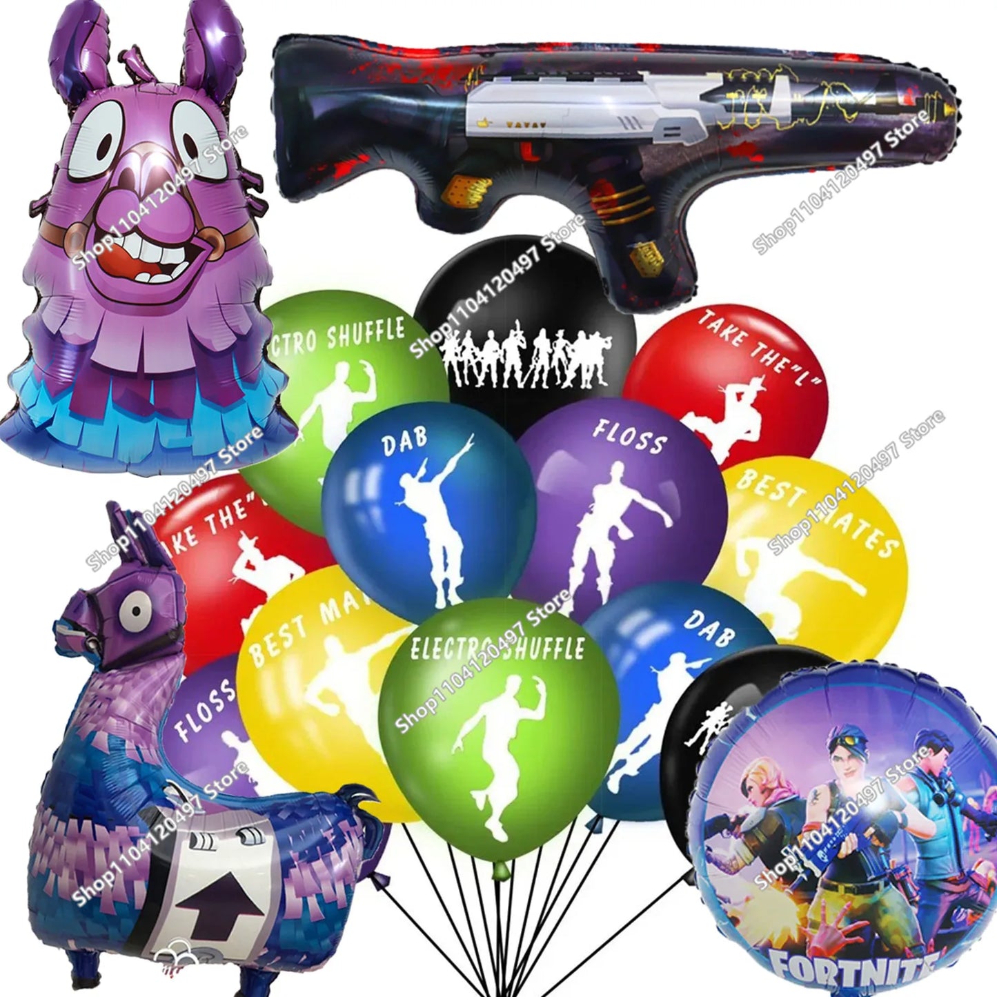 Conjunto de 8 Figuras Fortnite Anime em PVC — Bonecos Trooper Colecionáveis para Fãs, Crianças, Aniversário e Natal