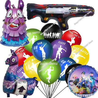 Conjunto de 8 Figuras Fortnite Anime em PVC — Bonecos Trooper Colecionáveis para Fãs, Crianças, Aniversário e Natal
