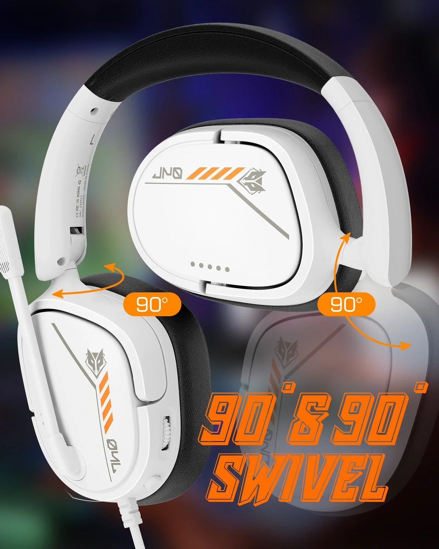 NUBWO HG04L Gaming Headset for PS5/PS4,Xbox Series X|S/Xbox One,Switch Clear Unidirectional Mic 3.5mm Jack Headphone for Gaming