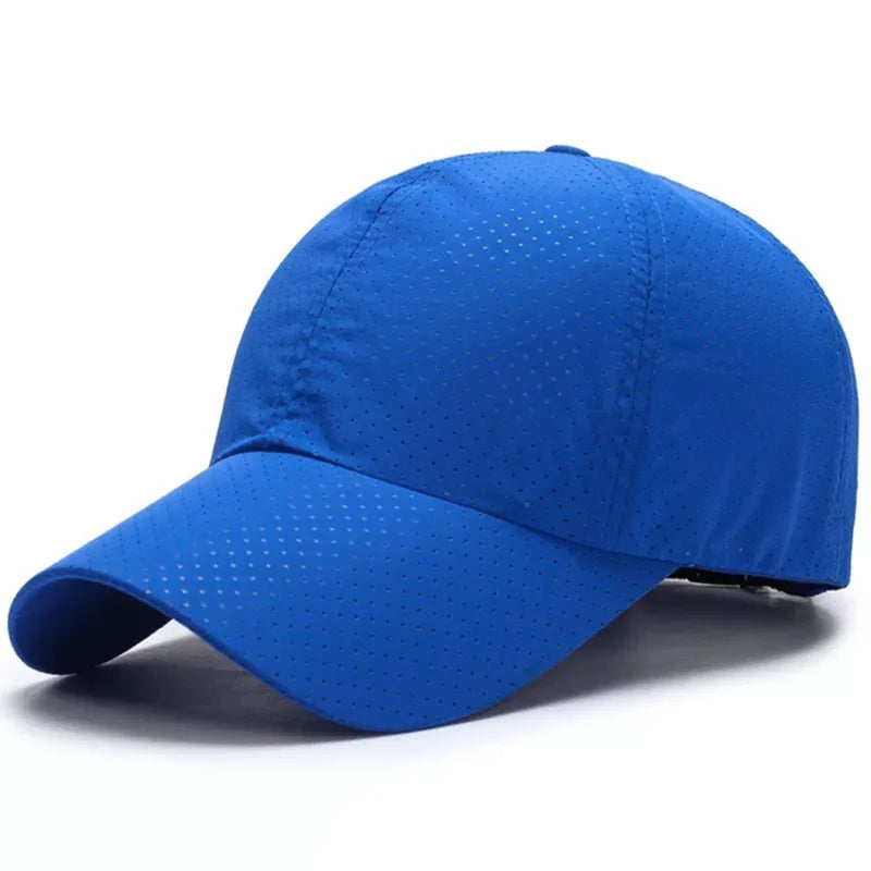 Schnelltrocknende Sonnenkappe für Damen, Outdoor-Freizeit-Sportmütze für Herren, Baseballkappe in Übergröße (60–65 cm), verstellbare Sonnenblende, Schirmmütze