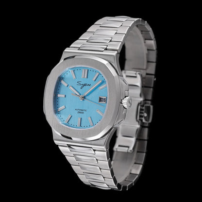 Sugess Man Watch Automatic Mechanical Wristwatches Miyota 9015 Movement MOP Dial Luminous Waterproof 5bar Bracelet Luxury S466