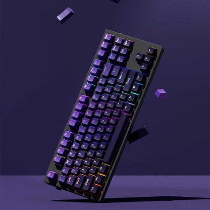 133+ tasti OEM Profile Gradient Keycaps per tastiera meccanica da gaming con switch Cherry MX, PBT retroilluminati RGB, layout ISO, keycap