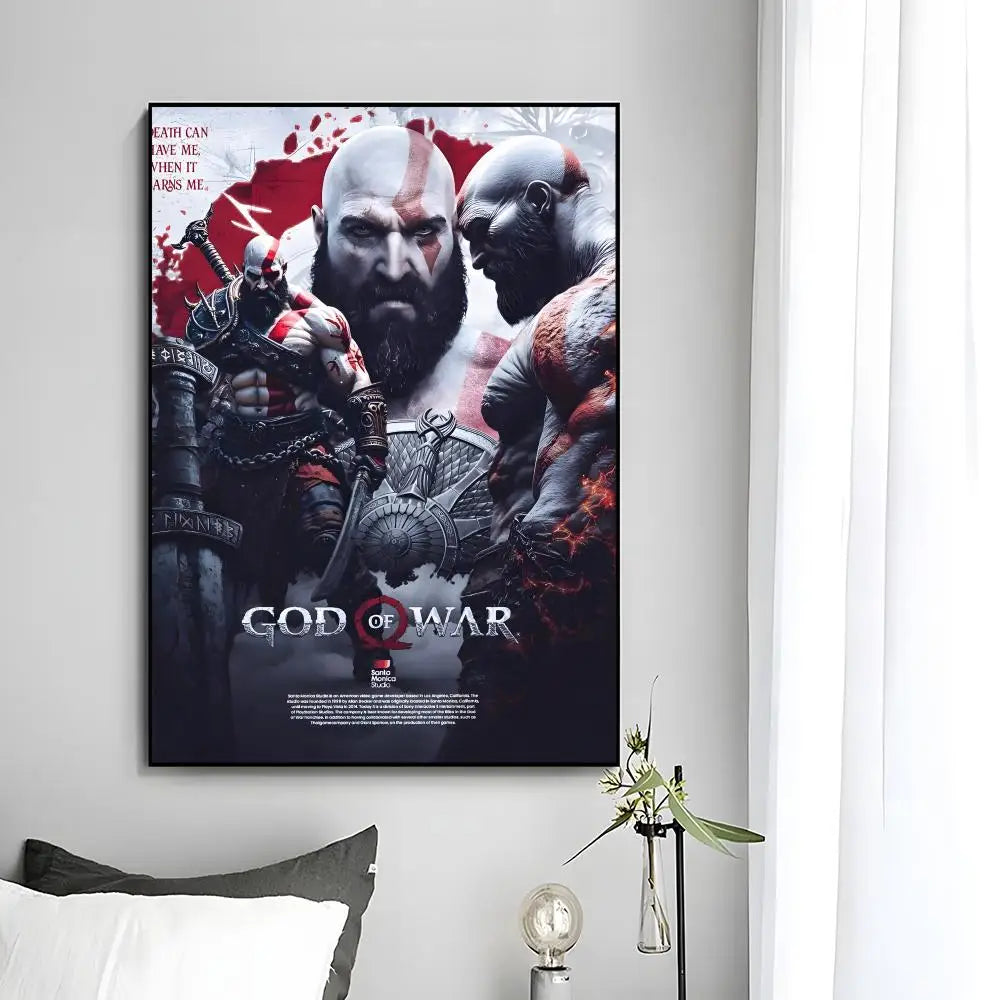 God Of War Poster Wall Art Print Decorative Mural Home Decor Gift Unframed