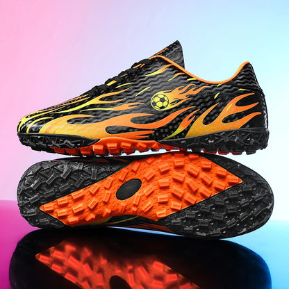 Chaussures de football pour étudiants, chaussures de sport professionnelles pour entraînement sur gazon, antidérapantes, respirantes et confortables pour le football en salle