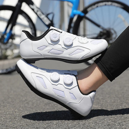 Mountain Bike Shoes Men's Cycling Shoes Quick Ratchet Buckle Compatible with SPD System Pedal for Indoor Outdoor Women MTB Shoes