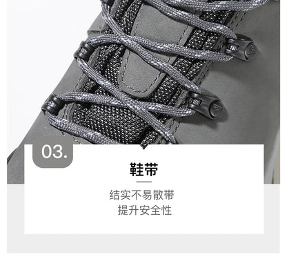 HUMTTO Hiking Shoes Men's Waterproof Hunting Boots Tactical Desert Combat Ankle Trekking Boots Male Women Warm Leather Sneakers
