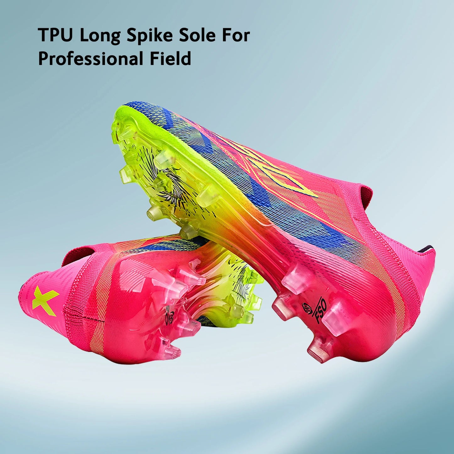 AG/FG Soccer Cleats for Men Women Kids Youth PU Fabric Upper TPU Sole Non-Slip Wear-Resistant for Natural Grass Sports Pitch Training