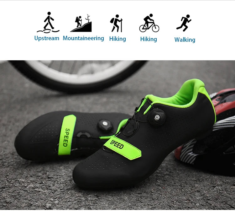 Cycling Sneakers Breathable MTB Shoes Men Women Trail Mountain Bicycle Riding Shoes Sport Road Bike Shoes Spd Pedal Cycle Shoes