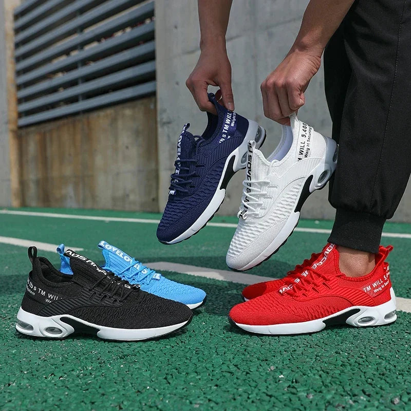 Chaussures De sport à semelles épaisses pour hommes, Design à la mode, respirantes, confortables, chaussures De randonnée en plein air, Zapatillas Hombre De Segu