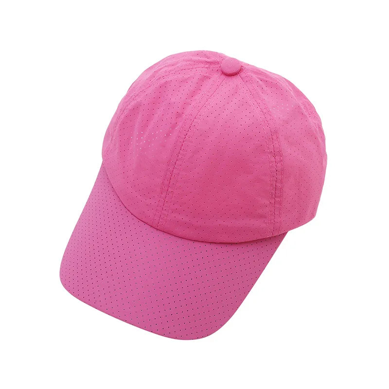 Schnelltrocknende Sonnenkappe für Damen, Outdoor-Freizeit-Sportmütze für Herren, Baseballkappe in Übergröße (60–65 cm), verstellbare Sonnenblende, Schirmmütze