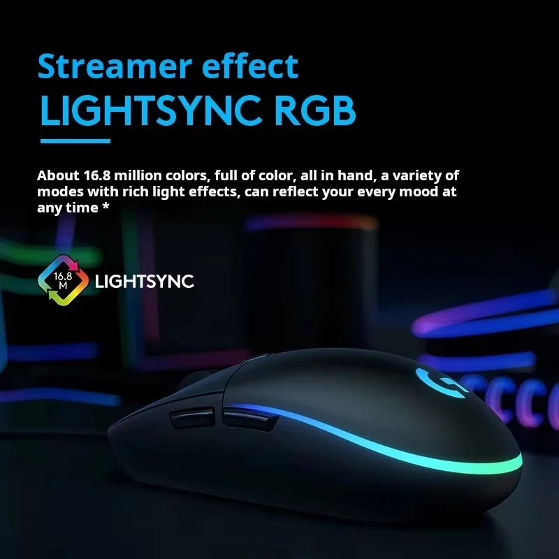 Logitech G305 G304 Gaming Mouse High DPI Precise Positioning Long Lasting Battery Perfect for Home Office Travel PC Gamer