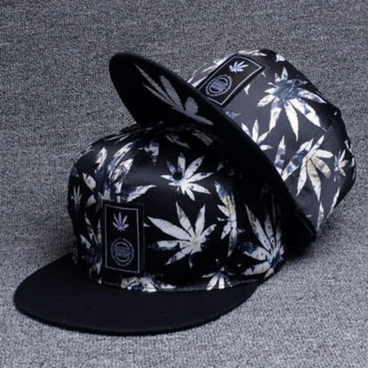 Men's Letter Embroidery Tide All-match Flat Brim Baseball Cap Ladies Summer Hip-hop Hat Outdoor Shade Adjustable Peaked Cap