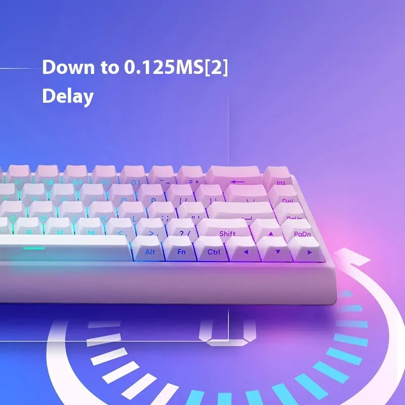 Teclado mecánico IROK Carotmas Mercury68 con interruptores magnéticos, 8K, 68 teclas, RT0.004mm, baja latencia, teclado gaming con cable personalizable para PC, ideal para regalo