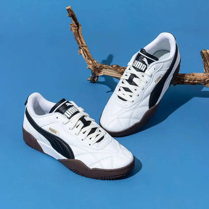 Nouvelles baskets Puma pour hommes et femmes, Tifosi confortables et décontractées avec logo estampé or sur le côté, chaussures de voyage 397454-02