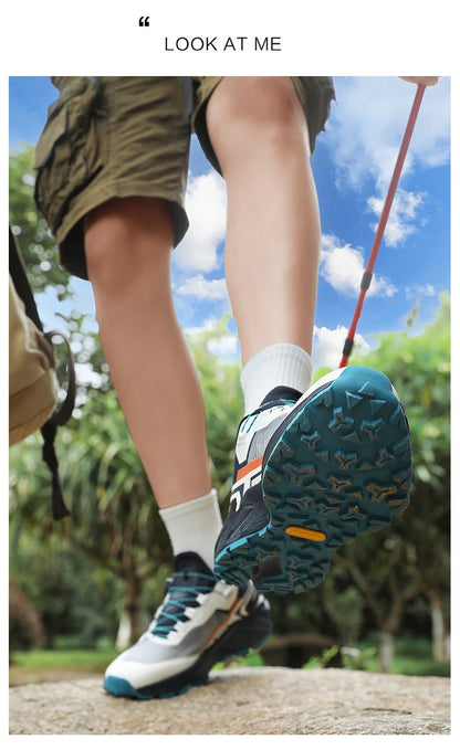 Scarpe da running da uomo primavera/estate, scarpe da trekking outdoor resistenti all’usura con chiusura BOA, stile sportivo e casual traspirante
