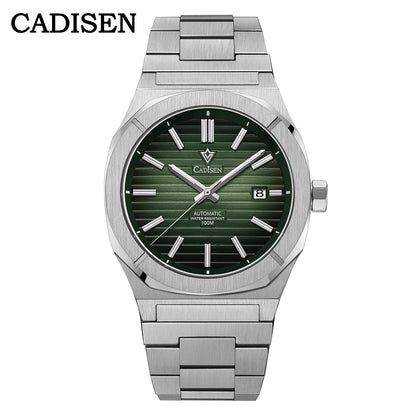 CADISEN Watch for Men Luxury Automatic Men Miyota 8215 Movement Sapphire Crystal 42mm Dial 100m Waterproof Wristwatches C8200
