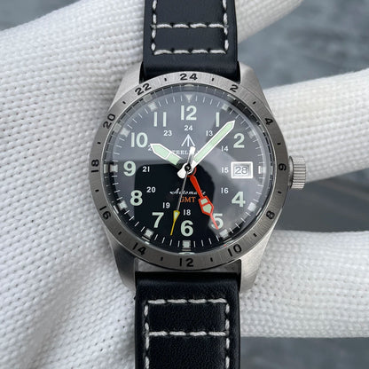 Relógio de pulso mecânico STEELFLIER Official SF792 GMT, movimento NH34, luminescência Super BGW9 C3, resistente à água até 200M, relógio de mergulho de luxo para homem