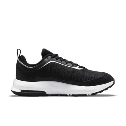 Nike Full-Length Air Cushion Shock-Absorbing Rebound Training Men's Running Shoes. New Air Max Ap Fabric and Leather Upper, Lightweight and Comfortable Fitness Sports Running Shoes. Classic Retro Black and White Versatile Cas