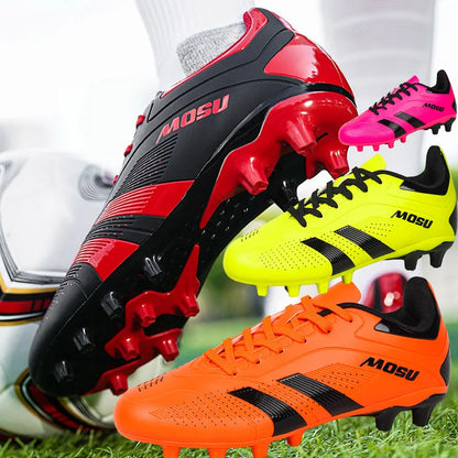 Novas Chuteiras de Futebol para Homem e Mulher, Sapatilhas Desportivas de Interior e Exterior com Pitons Longos e Pitons Partidos para Tapete de Treino de Futebol