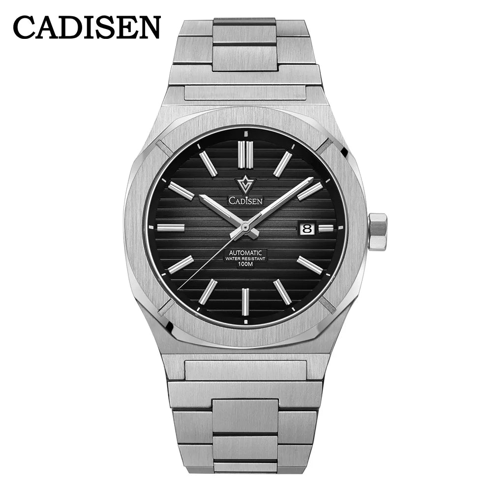 CADISEN Watch for Men Luxury Automatic Men Miyota 8215 Movement Sapphire Crystal 42mm Dial 100m Waterproof Wristwatches C8200