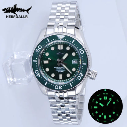 Heimdallr Diver Watch For Men MM300 Sumo SBDX 300M Waterproof Sapphire Crystal C3 Luminous NH35 Automatic Movement Wristwatch