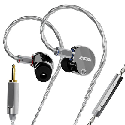 CCA Phoenix HiFi Wired Earphones Metal Alloy In-Ear Headphones with 10mm Dual Magnetic Dynamic Driver for Gaming & Music