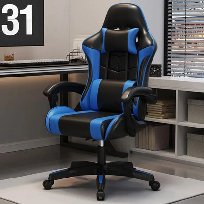 Silla gaming ergonómica para oficina en casa, largas jornadas y streamers, ajustable, reclinable, ligera y duradera