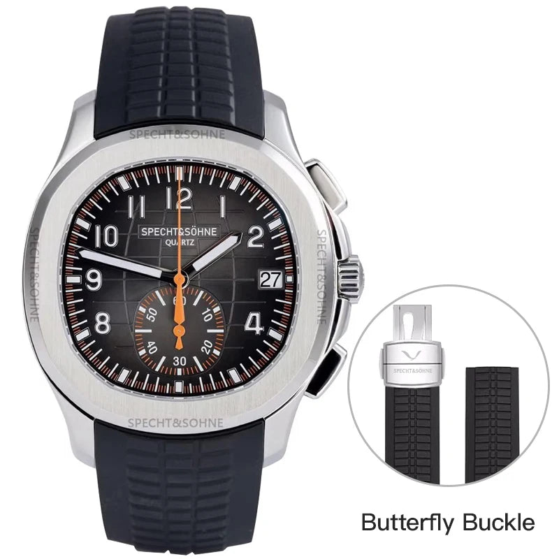 Dropshipping 2026 Best Selling Products Wristwatches For Men Specht&Sohne Male Quartz Sports Watches Rubber Strap Waterproof
