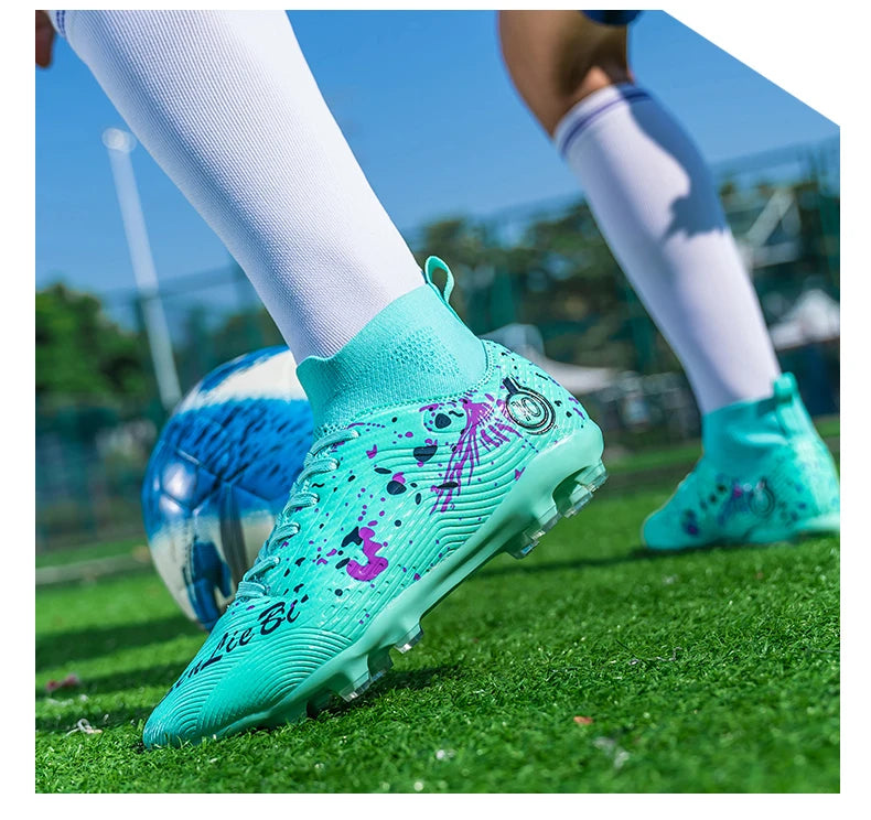 New Men's Professional Soccer Shoes Non-slip Football Boots Unisex Breathable Futsal Sports New Cleats Drop Shipping Ultralight