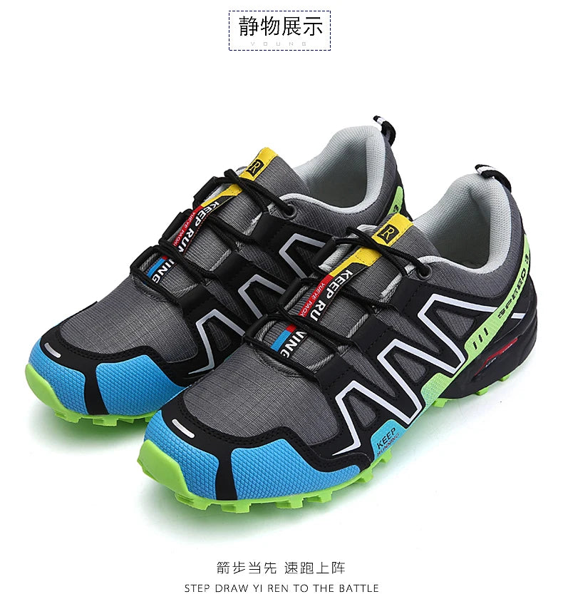 Men Hiking Boots Winter Mountain Safety Outdoor Breathable Wear-Resistant Climbing Timberland Unisex Comfortable Male Sneakers