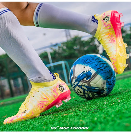 Zapatillas de fútbol profesionales para hombre y mujer de alta calidad, botas de fútbol de moda para hombre, talla grande 46, zapatillas de fútbol sala, deportivas para hombre