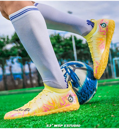Zapatillas de fútbol profesionales para hombre y mujer de alta calidad, botas de fútbol de moda para hombre, talla grande 46, zapatillas de fútbol sala, deportivas para hombre