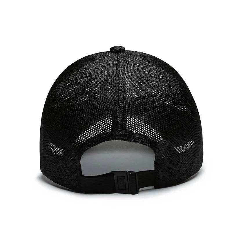 KAIRUI Atmungsaktive Vollmesh-Kappe – Trendige Baseballkappe für Herren, Hip-Hop-Kappe, Outdoor-Freizeit-Sport-Sonnenkappe für Damen, dekorative Kappe