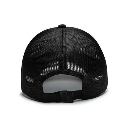 KAIRUI Atmungsaktive Vollmesh-Kappe – Trendige Baseballkappe für Herren, Hip-Hop-Kappe, Outdoor-Freizeit-Sport-Sonnenkappe für Damen, dekorative Kappe