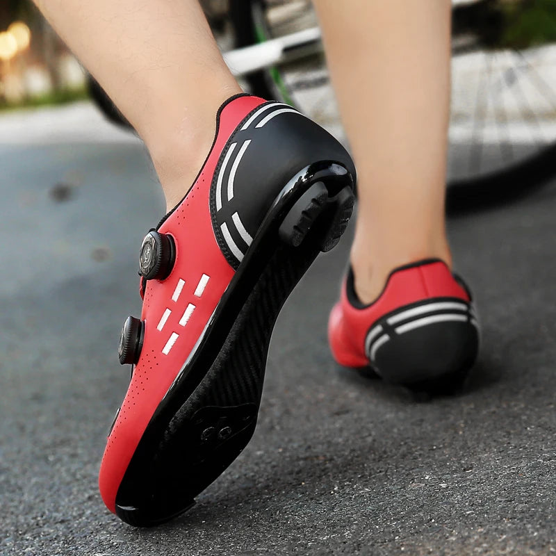 Sapatos de Ciclismo de Alta Qualidade para Homem SPD Autoencaixe Estrada Bicicleta Desporto Sapatos de Ciclismo MTB de Montanha Antiderrapantes para Mulher 36-47