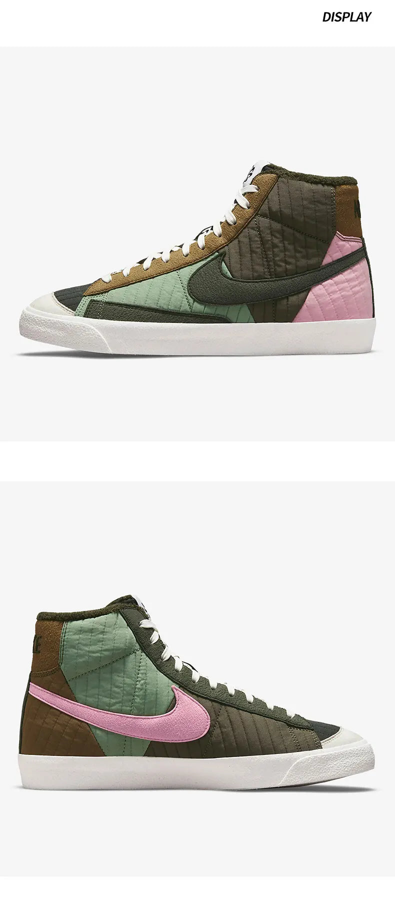Ténis desportivos unissexo Nike BLAZER oficiais, de cano médio, para uso casual, DD8024-300