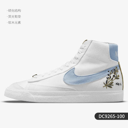 Nike Authentic Blazer damskor i skumgummi, klassiska sport- och fritidssneakers DC9265-100