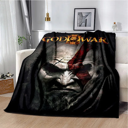 29 Style Kratos God of War Games Cartoon Blanket,Soft Throw Blanket for Home Bedroom Bed Sofa Picnic Travel Office Cover Gifts