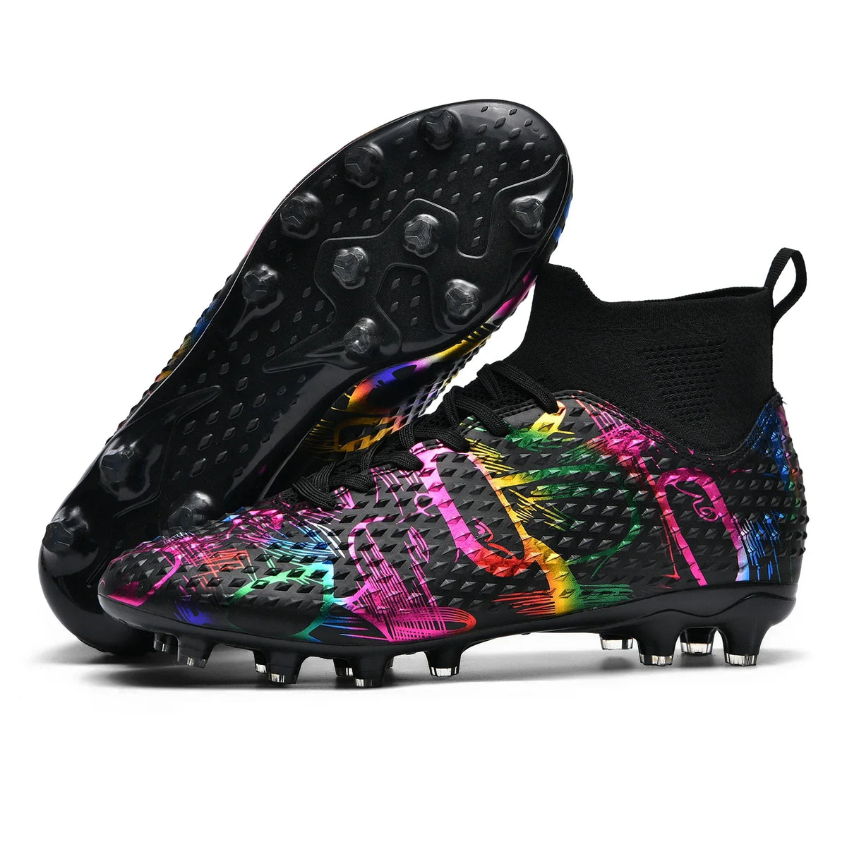 Chaussures de football spéciales pour les nouveaux élèves, chaussures de football d'entraînement pour adolescents, compétitions, tailles 31-46 #   Chaussures de sport d'extérieur montantes pour étudiants