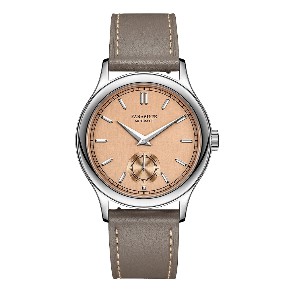 FARASUTE New Hangzhou Customized Movement Automatic Mechanical Wristwatch For Men Sapphire Stainless Steel 5Bar Waterproof Watch