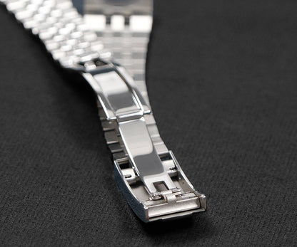 Cronos DateJ Luxury Men's Watch, Stainless Steel 5 Links Bracelet, PT5000 Miyota 9015, 100m Water Resistant, Sapphire