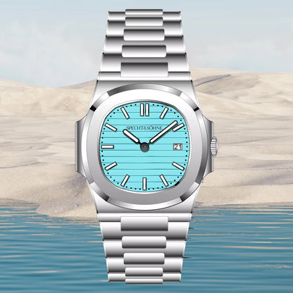 Specht & Söhne New Arrivals Mens Watch Rose Gold 5711 Classic Sports Watches Ultrathin Stainless Steel Sapphire 50M Waterproof