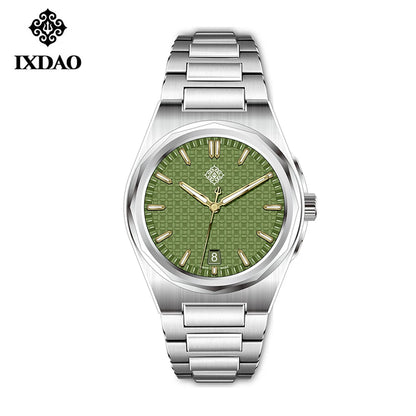 IX&DAO 2026 New 37mm Warrior Men's Automatic Mechanical Watch Miyota 9015 Movement Sapphire Stainless Steel Waterproof 10Bar