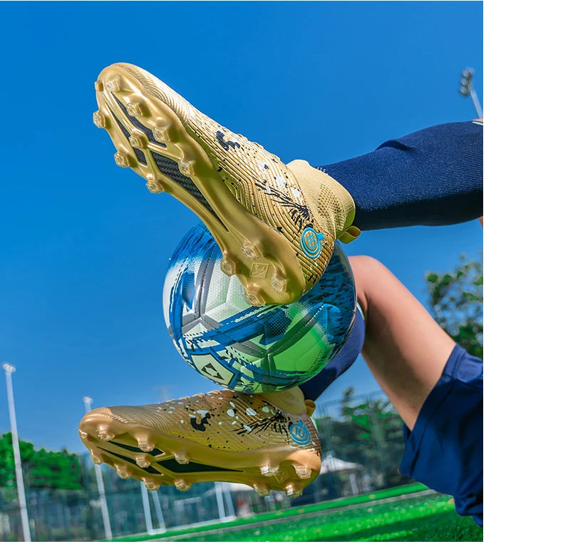 New Men's Professional Soccer Shoes Non-slip Football Boots Unisex Breathable Futsal Sports New Cleats Drop Shipping Ultralight
