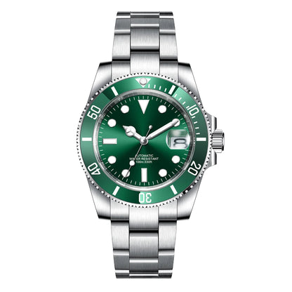 Customized Logo Men's Mechanical Automatic Wristwatch NH35 Movement 40mm Dial 100M Waterproof Sapphire Glass DIY Corgeut